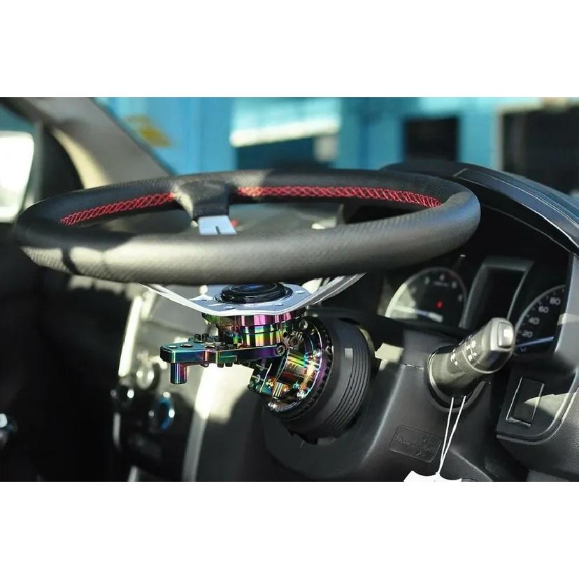 WORKS BELL GTC Racing Steering Wheel Quick Release Hub Kit Adapter 90 degrees Snap Off Boss Kit