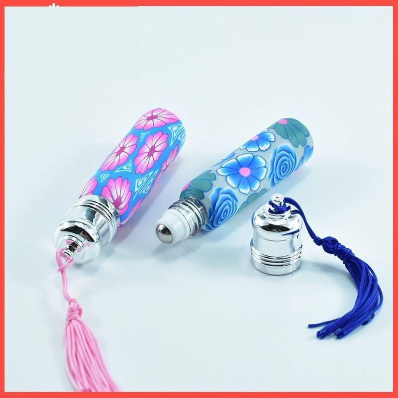 Glass Refillable 6ml Empty Perfume Essential Oil Roll On Roller Travel Bottle