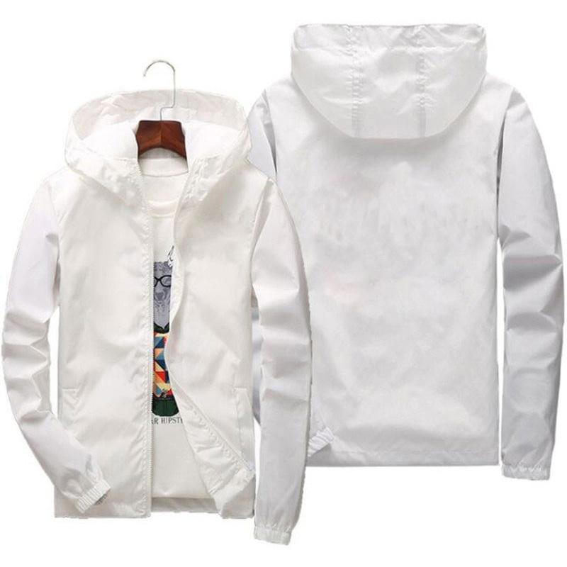 New 2026 Men's Jacket Windbreaker Autumn/Winter Hooded Bomber Jacket Casual