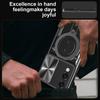 For Samsung Galaxy S25 Edge Case TPU + PC Phone Cover with Kickstand , Slide Lens Window