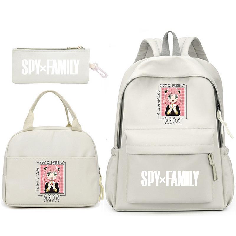 School Season Spy Playhouse Printed Backpack Pencil Bag Shoulder Bag Leisure Primary And Secondary School Students Schoolbag