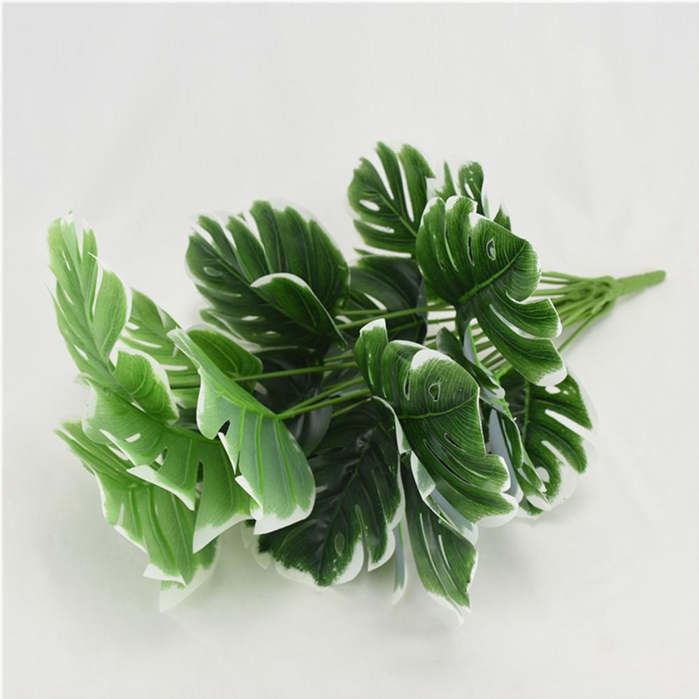 

18 Fork Artificial Turtle Back Creative Leaf High Grade Simulation Of Fake Flowers Turtle Back Leaf Simulation Plant Wall Potted