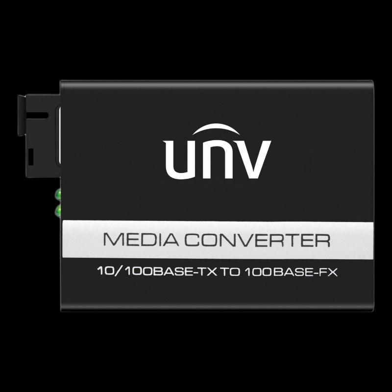 Uniview 100Mbps Single-Mode Single-Fiber Media Converter (Receiver) CN plug (adapter included)