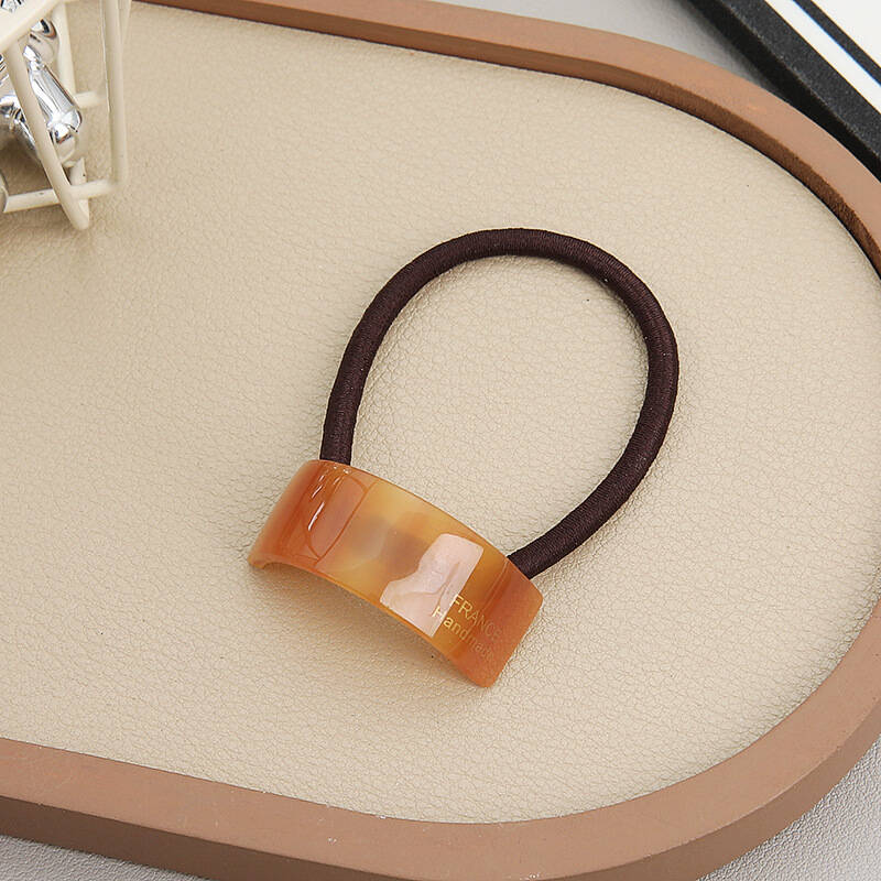 Korean Acetate Irregular Hair Ties Fashion Elastic Hair Bands Scrunchies Headbands For Women Ponytail Tie Ropes Hair Accessories