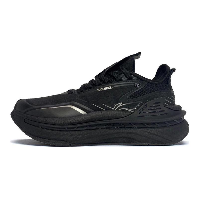 Li-Ning Men Low Top Fabric Sports Casual Shoes Black AGLS015-2 43.5