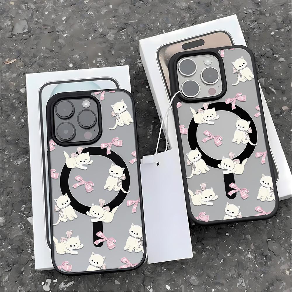 Magnetic Phone Case for iPhone  11 12 17 14 15 Pro Max 15 14 16 Pro13 14 15 16 Shockproof Case Mag-Safe Magnetic Ring Back Cover