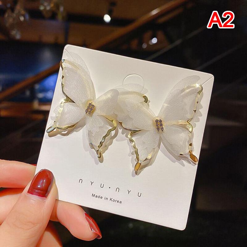 

Большие серьги-бабочки из сетки, романтические серьги-гвоздики из тюля с изображением животных, черно-белые бабочки, украшения для вечеринки и свадьбы