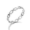 2022 Trendy Hollow Roman Numeral Ring Stainless Steel Love Heart Finger Rings Geometry Brand Jewelry Women Size 7-9