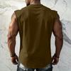 Men's Casual Loose Fit Sleeveless T Shirt Muscle Tank Top with California Letter Print for Summer Outdoor Activities
