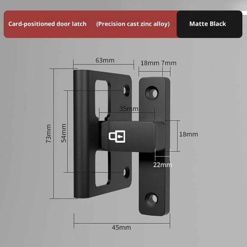 Riegel Riegel Innentür Nicht-Stanz Türschloss Badezimmer Schiebetür Schnalle Schiebetür Schnapper Altmodisch Aufputz Zimmertür