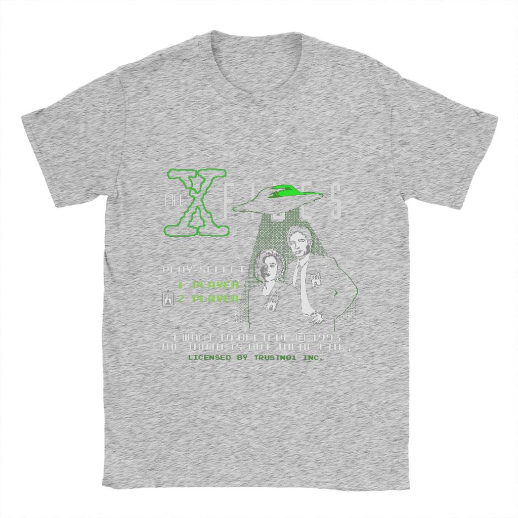 The X Files Movie T Shirts Men's  100% Cotton Novelty T-Shirt Crewneck  Tee Shirt Short Sleeve Clothes Birthday Present