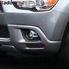 Front Fog Light Lamp Cover Trim For Mitsubishi ASX 2010 2011 2012 Chrome Car Accessories Front Foglight Foglamp Bezel Trims