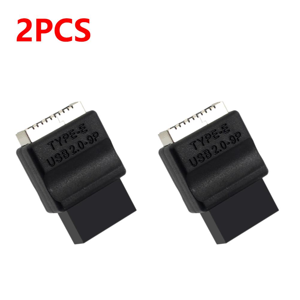 1-10PCS Motherboard Extension Adapter USB2.0 9pin Male To Type-E Female Adapter TYPE-E Interface Header Adapter for Desktop PC