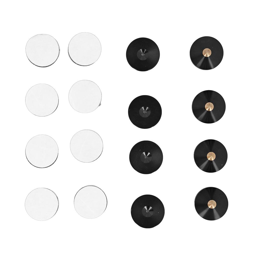 4 Set Speaker Spikes Floor Protector Metal Speaker Isolation Stand Feet Pad for Home