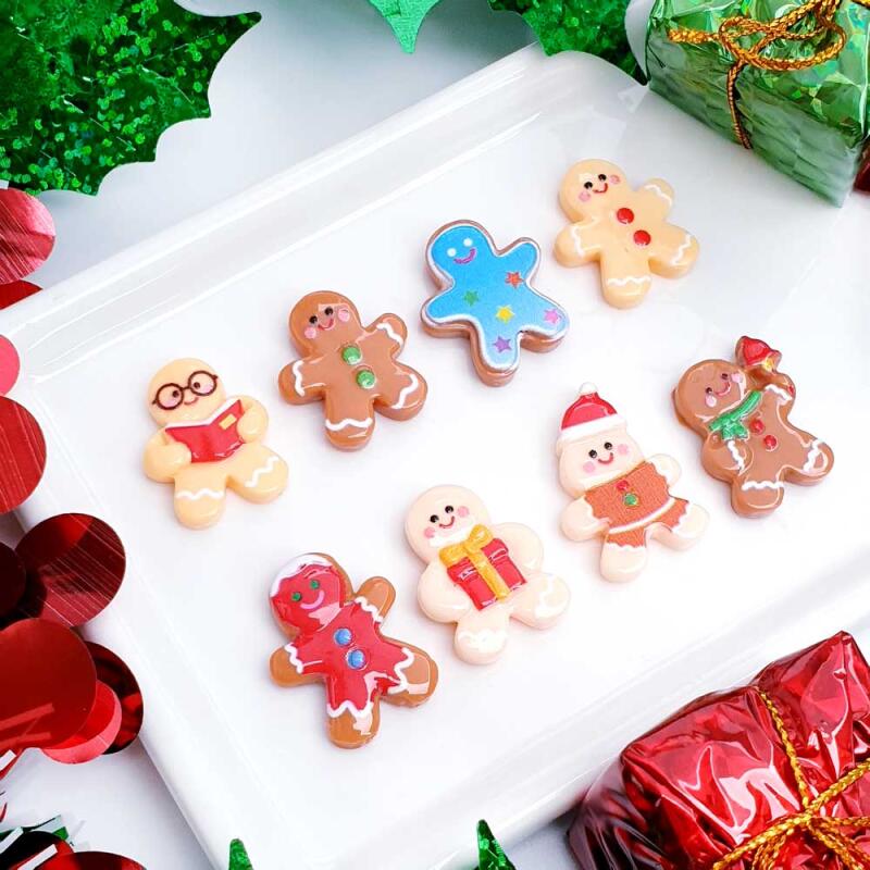 Christmas Cookie Gingerbread Man Pendant Accessory Supplies