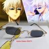 Anime Jujutsu Kaisen Gojo Satoru Same Eye Mask Glasses Cosplay Accessories Black PU Eye Patch For Men Gift Prop Accessories