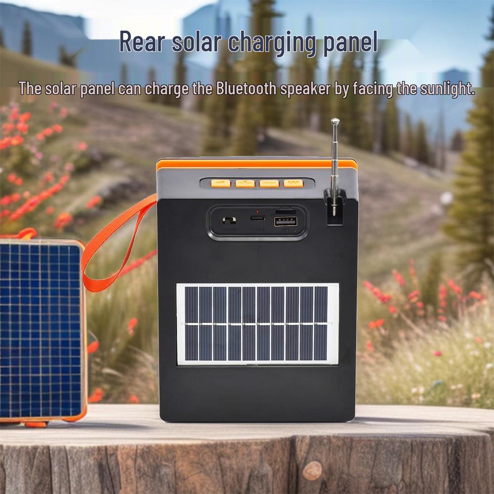 Afrikas meistverkaufter multifunktionaler Bluetooth-Lautsprecher: Kabellos, Solarladung, UKW-Radio, USB, TF-Kartensteckplatz.