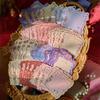 180pcs Rose Pattern Embossed Sticky Notes Three-Dimensional Rose Pattern Notes Gift Decoration