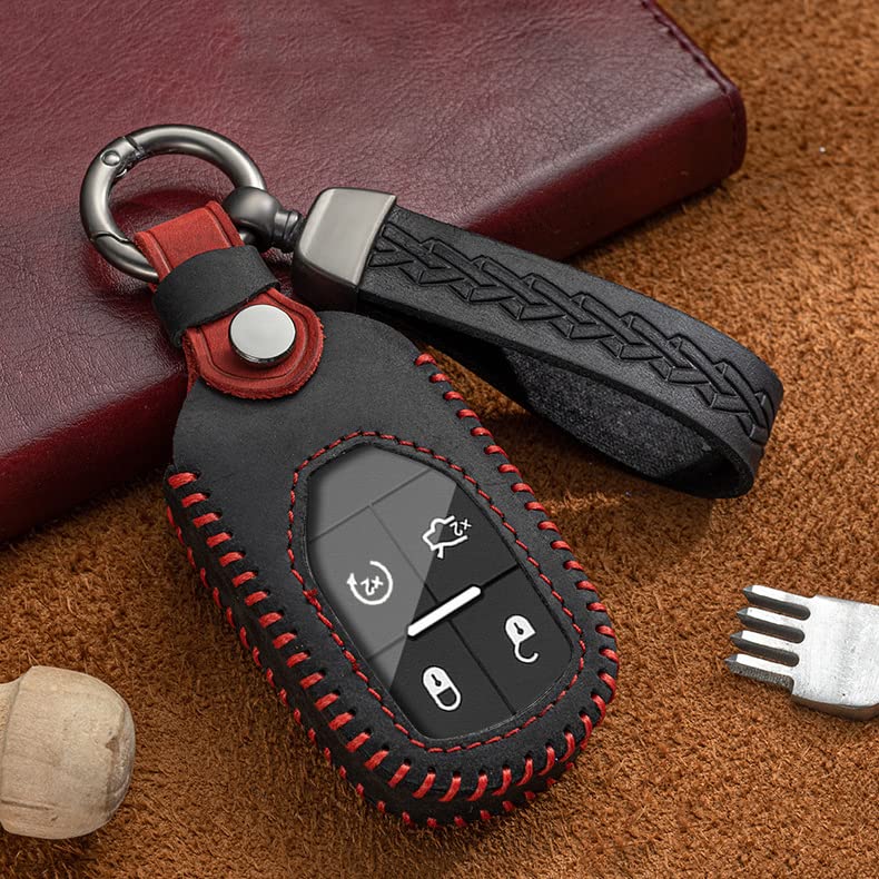 SANRILY Maserati Key Case, Key Cover, Key Protection, For Ghibli, Levante, Levante, Quattroporte, Etc.,