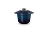 Cocotte Every 18cm Agave Enamel Cast Iron Pot with Light Gold Oven and Dishwasher Safe Japanese Handles, [Official Product]