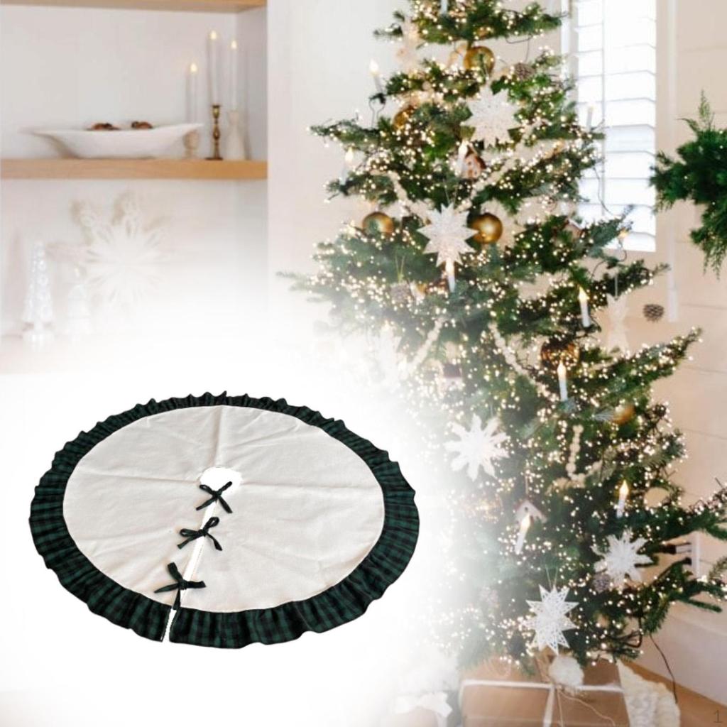 Christmas Tree Skirt Decorations Rug Xmas for Party Supplies