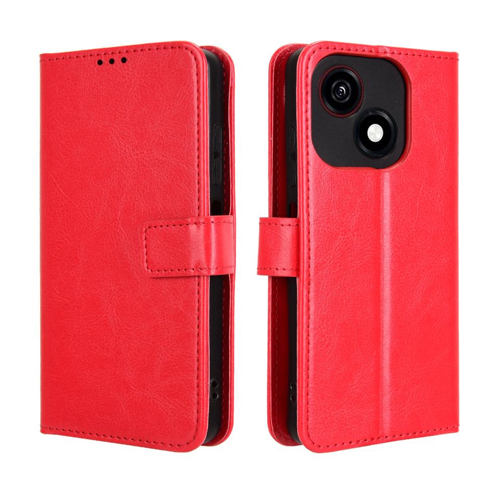 

Шкіряні фліп-чохли для ZTE Blade A35e Leather Case [Flip Vintage Leather] Wallet Протиударні міцні ретро фліп-чохли for ZTE Blade A35e