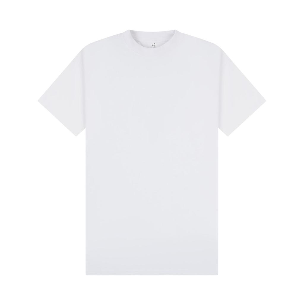 Casual Classics Unisex Adult Combed Ringspun Cotton Extended Neckline Oversized T-Shirt