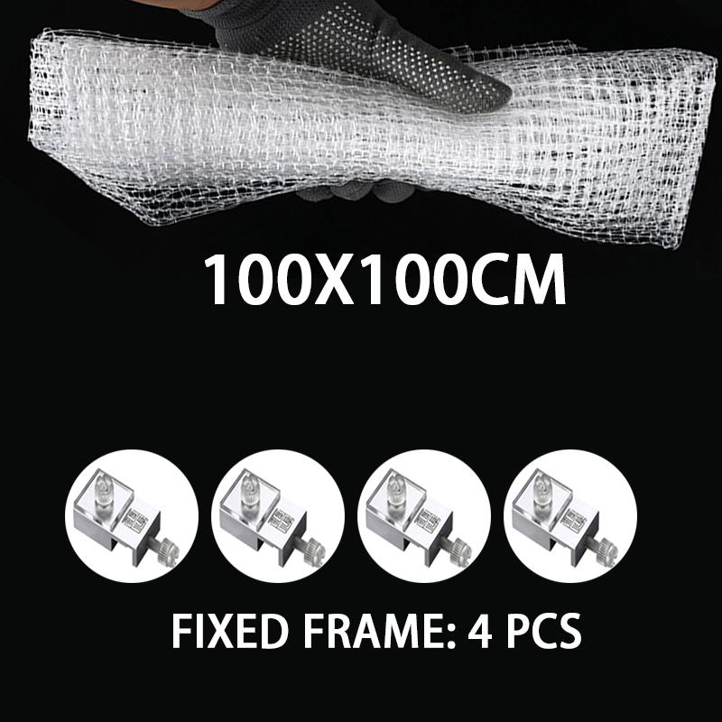 ZRDR DIY Aquarium anti jump net invisible net transparent net fish tank anti jump net anti escape replacement net