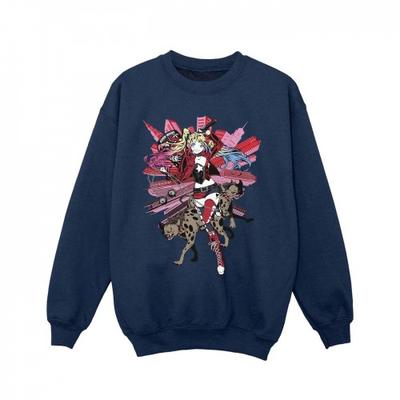 Girls Harley Quinn Hyenas Sweatshirt