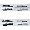FUP1 3D ABS Coche Maletero Trasero Logo Letras BITURBO TURBO 4MATIC Emblema Insignia Pegatina Para Mercedes C43 C 43 AMG W205 W204 Ac
