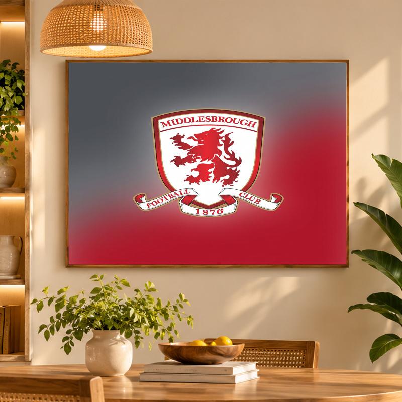 5D Diamond Painting Middlesbrough FC DIY Full Drill Diamond Art Kit Home Decoration