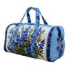 Vintage Quilted Duffel Bag Women Colorful Retro Travel Tote Floral Weekender Bag Overnight Bag for Gym Shopping