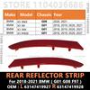 För 2018 2019 2020 2025 BMW X3 20i 30i 30e M M40i (G01 G08 F97) Reflektorlistöverdrag till bakre stötfångare 63147419927 63147419928