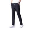2024 Men's Summer Ice Silk Stretch Loose Straight Casual Pants