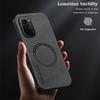 Magnetic Retro Leather Case For Xiaomi Poco F3 PocoF3 Wireless Charging Phone Case Cover