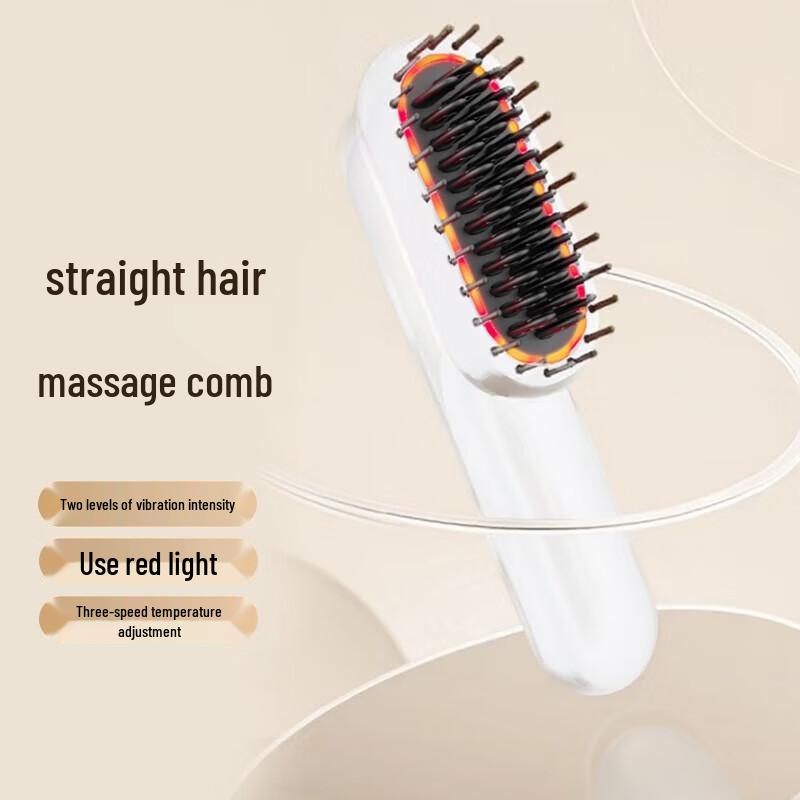 Morphyrichards Portable EMS Microcurrent Massage Hair Straightener Comb CN Plug (adapter Included)