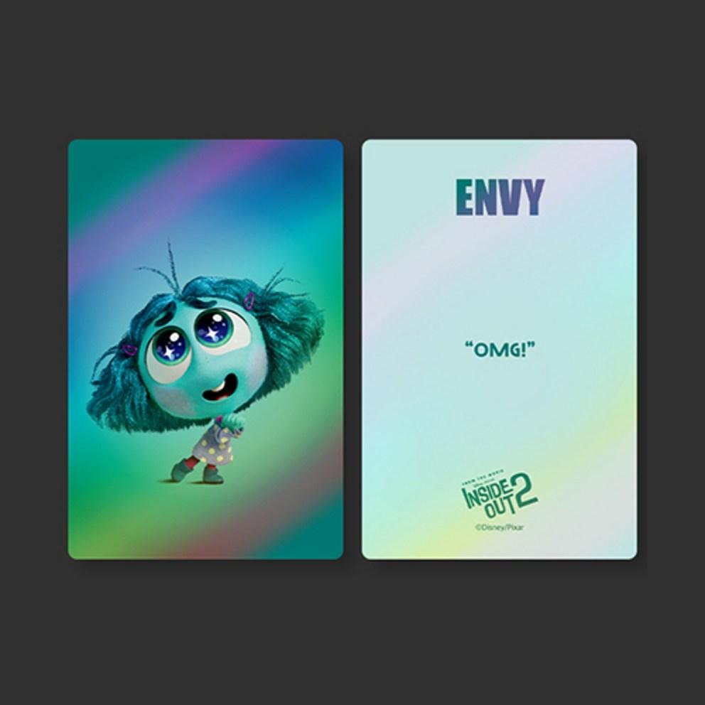 Disney Inside Out 2 Conjunto de Photocard Holográfico de 9