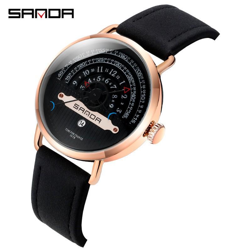 Sanda Universal Luxury Quartz Waterproof Watch for Business and Commuting - High-End Couple's Wristwatch