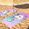 Einhorn Rosa Traum Märchen Handtuch Schnelltrocknende Strandhandtücher Sind Geeignet Für Schwimmbäder Camping Yoga Und Das Fitnessstudio