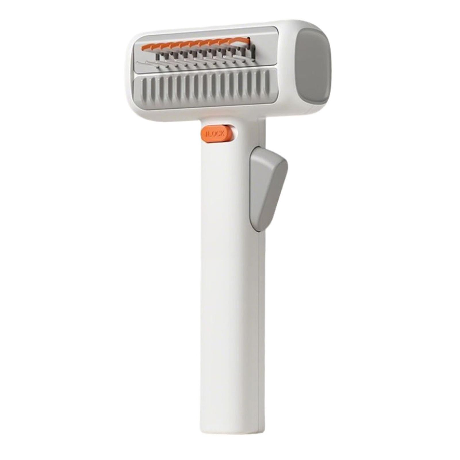 2-in-1 Pet Self-Detangling Grooming Comb, 2-in-1 Pet Comb Untangle Remove One-, Pet Grooming Brush Detangle, Deshed, Massage For Dogs One Size