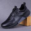 Trendy Leather Shoes Men Original Rotary Buckle Sneaker Casual Cowhide Menswear Loafers Business Outdoor Hiking Trekking Sports