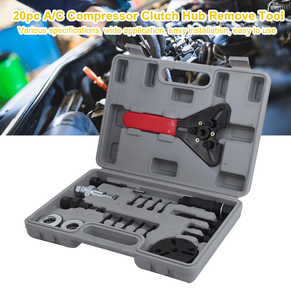 20-teiliges AC Automobil-Kompressorkupplungsnaben Ausbau-Einbauwerkzeug mit Gabelschlüssel