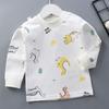 Infant Toddler Baby Thermal Underwear Set Autumn Winter Children Cartoon Printed Cotton Sleepwear Boy Girl Pajamas