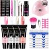 Limegirl Nail Extension Gel Kit UV Builder Gel for Nail Art Salon Professional Clear Gel Polish 30ml/Bottle