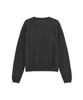 BROWNYARD W Super Fine Bound Neck Knit, Charcoal
