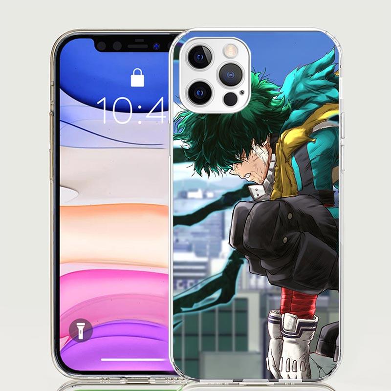 Midoriya Izuku Deku MHA My Hero Phone Case For iPhone 17 Air 16 15 Plus 11 14 Pro Max 13 Mini 12 7 8 + SE Pattern Art Customized