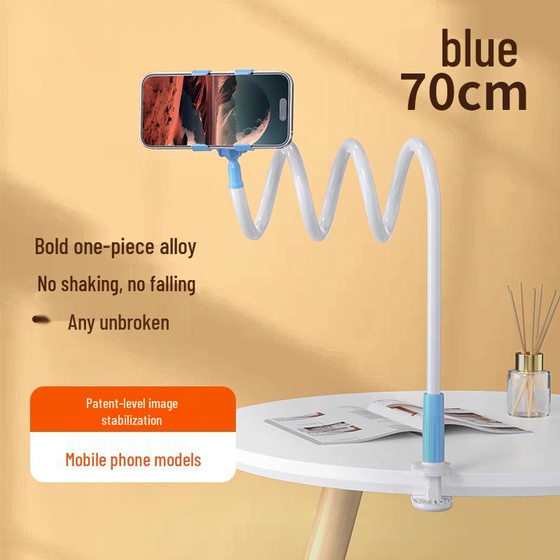 Universal Clip-On Stand for Mobile/Tablets - Perfect for Bedside, Desktop, or Live Streaming Use
