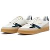 Li-Ning 1990 Classic Series Retro Color Block Sports Casual Low-Top Skate Shoes Women Sneaker White Brown Green ALHT028-2