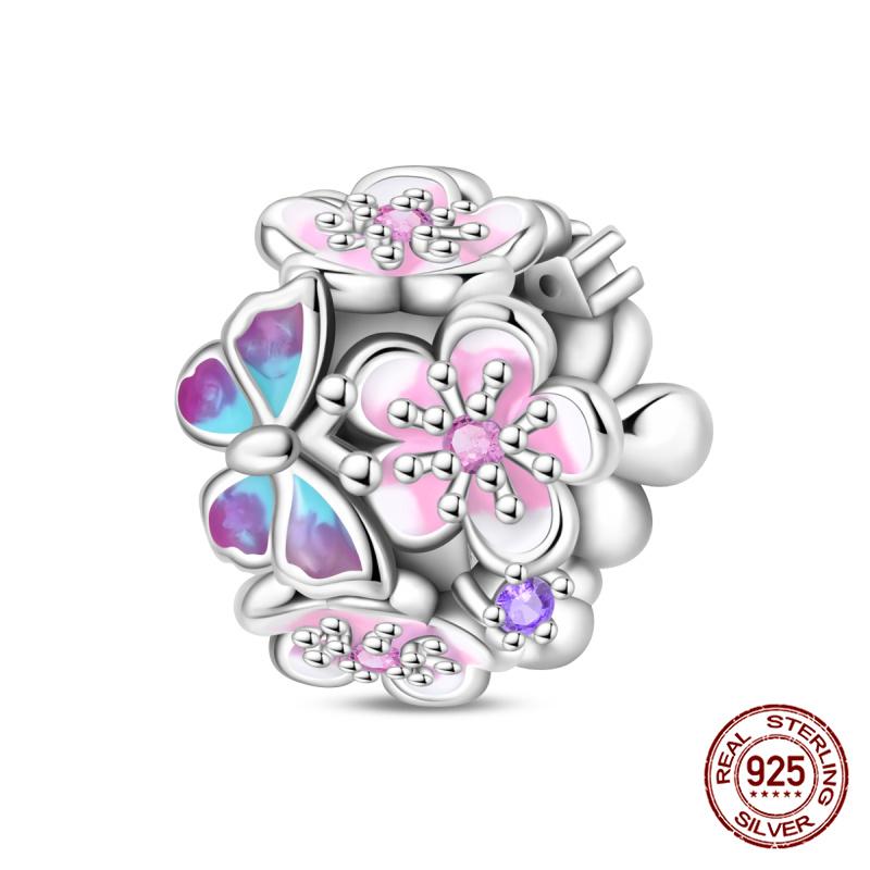 New 100% Copper Summer Coconut Beach Travel Ai Robot Charms Fit Originalbracelet Diy Jewelry Making Women Gift