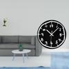 Creative Frog Statue Sculpture And Modern Acrylic Wall Clock Ornament for Stylish Tabletop Fireplace